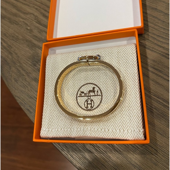 Hermes Clic Chaine d'Ancre gold bracelet - Picture 3 of 5